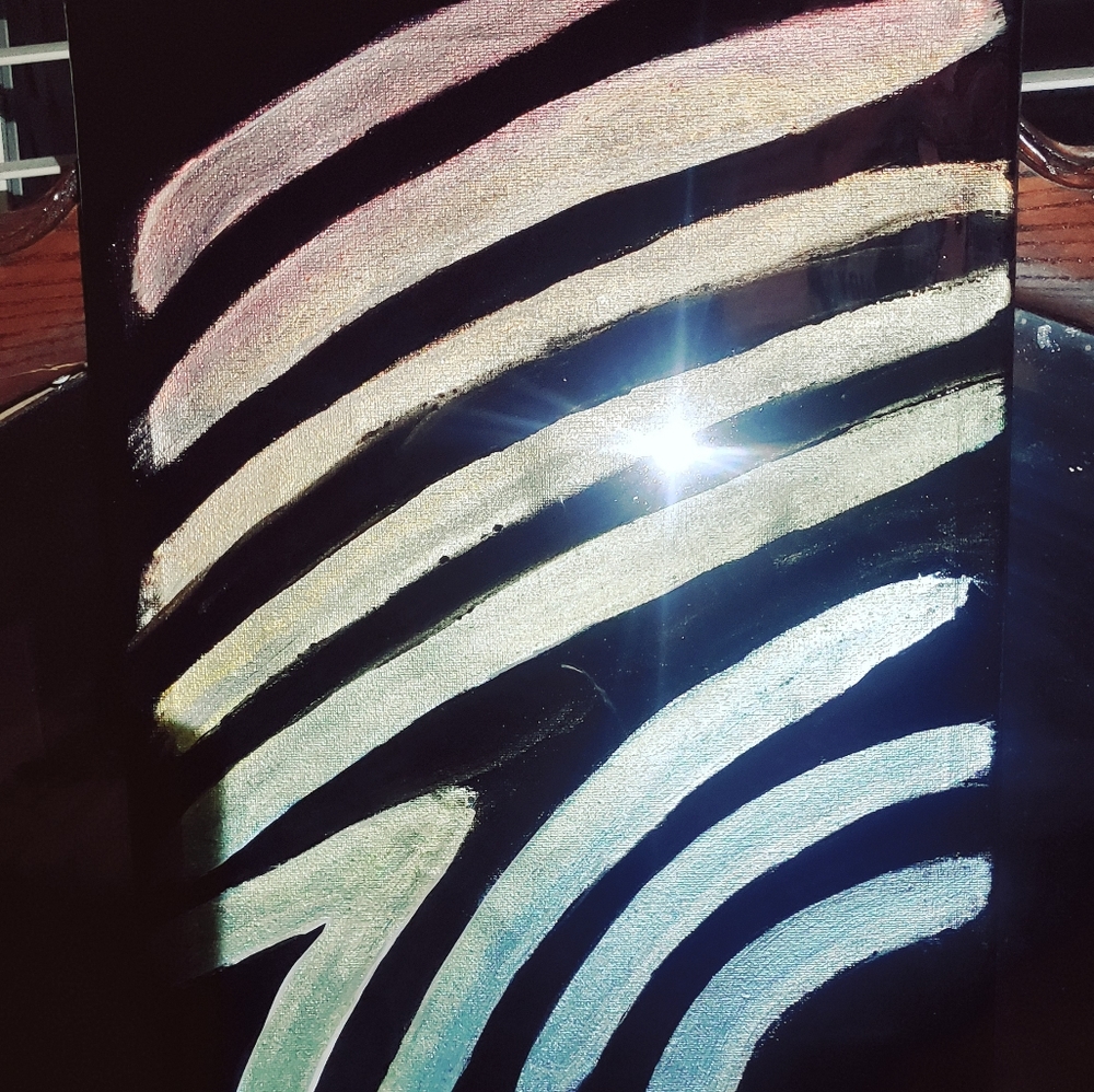 Zebra painting